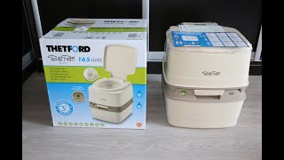 ОНЛАЙН ТРЕЙДРУ — Биотуалет Thetford Porta Potti Qube 165 Luxe Ivory [upl. by Rehpotsirh]