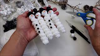 ⛄ Schneemann Kringelwürmchen  Sorgenwürmchen mit Kringellocken [upl. by Arondel]