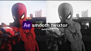 smooth twixtor and velocity  after effects tutorial [upl. by Geno]