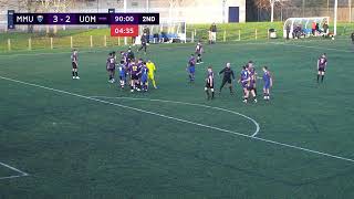 LIVE MENS BUCS FOOTBALL  MANCHESTER MET UNI VS UNI OF MANCHESTER  WEDS 29TH NOVEMBER 100 PM [upl. by Hufnagel]