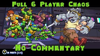 TMNT Shredders Revenge  Full 6 Player  No Commentary  Story Mode Walkthrough [upl. by Radek587]