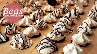 Perfekte KOKOSMAKRONEN RezeptTipp  Weihnachten Makronen backen [upl. by Nelra371]