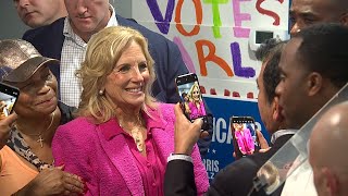 FLOTUS Dr Jill Biden energizes Savannah volunteers for final push to election day [upl. by Xyla]