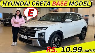 Hyundai Creta Base Model E Diesel Variant  New Creta 2024 Base Detailed Video  hyundaicreta [upl. by Ahsinel900]