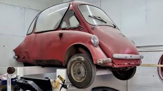 FOR SALE  Heinkel 200 Bubble Car 😱 Very Rare 1959 😮 Resto Project £9500 [upl. by Nytsirc]