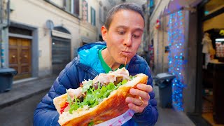 Italian Street Food 🥪 🇮🇹 World’s Most Famous Sandwich  Florence Italy [upl. by Gui]