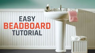 How to Install Beadboard or Wainscoting [upl. by Ayres]