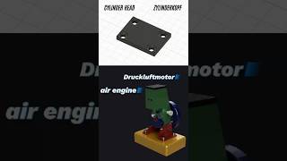 cad zylinderkopf druckluftmotor cylinderhead airengine engine fyp reaction shorts fast [upl. by Noislla204]