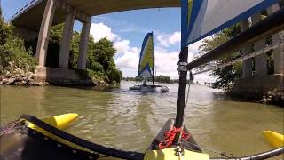 WindRiders Sailing Sandusky Bay Ohio  Lake Erie [upl. by Fernandina]