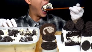 ASMR MUKBANG THE BEST Oreo Cake EVER ENJOY [upl. by Hayidah]