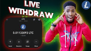 Best Litecoin Mining Site Ever 001065519 LTC Instant Withdrawal Proof [upl. by Aerdua589]