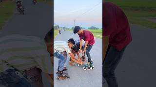 Heartwarming Reactions of Kids Learning to Skate 😢 skate skating shorts skate video trending [upl. by Duer]