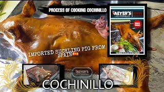 STEPS OF COOKING COCHINILLO  OVEN 34 HOURS  SUCKLING PIG FROM SPAIN [upl. by Anahcra]