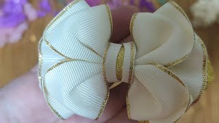 Make a FESTIVE Bow in Minutes with These Simple Steps [upl. by Huxham]