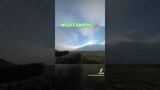 WILD CAMPING camping walking hiking mountains foryou wildcamping subscribe fyp [upl. by Hayyim]