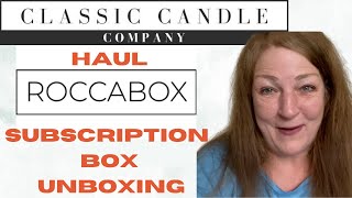 Roccabox unboxing and candle  wax melt haul [upl. by Rairb554]