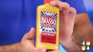 Brasso 89334 Metal Surface Polish 8oz Bottle [upl. by Lumbye]