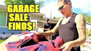 Ep74 CHECK OUT THESE GREAT GARAGE SALE FINDS  The ORIGINAL GoPro Yard Sale Vlog [upl. by Aicenek]