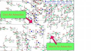 Cold amp Warm Air Advection [upl. by Cayser677]