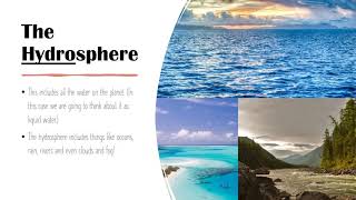 Earths 5 Spheres Geosphere Hydrosphere Cryosphere Atmosphere Biosphere [upl. by Dodds]