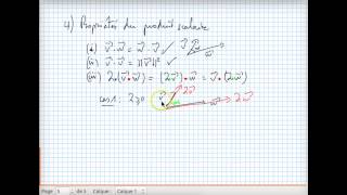 Ma3  Géométrie vectorielle  Construction du produit Scalaire VERSION A [upl. by Gaspard]