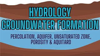 Groundwater Hydrological Terms amp Aquifers [upl. by Abad577]