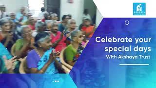 Support Akshaya Trusts Care for Destitute Elders  Akshaya Trust  Free Old Age Home Chennai [upl. by Skier]