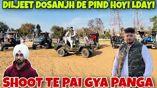 Diljit Dosanjh De Pind Shooting Te Hoyi Ldaayi  Arvi Shergill  Gurvi Shergill  0300 Ale [upl. by Encrata]