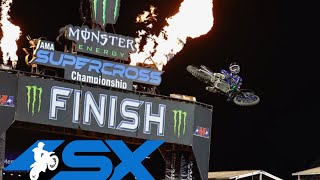 Supercross Round 4 450SX Highlights  Anaheim CA Angel Stadium  Jan 27 2024 [upl. by Sayette379]