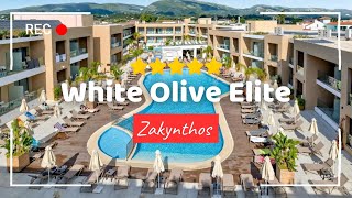 HOTEL WHITE OLIVE ELITE W LAGANAS NA WYSPIE ZAKYNTHOS 🇬🇷 GRECJA wakacje zakynthos [upl. by Siramay]