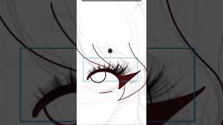 lifehack to draw lashes😍 fyp fypシ trending shorts viral music credits to SabrinaCarpintero [upl. by Letniuq]