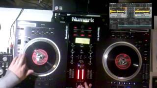 Controlling Traktor Pro with Numarks NS7 including plattersupport [upl. by Spiegelman994]