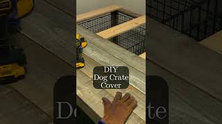 DIY Dog Crate Cover Create the Ultimate Modern Dog Den shorts canecorso diyprojects [upl. by Eillim618]