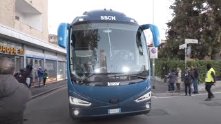 VERGOGNA AtalantaNapoli 🤬 Sentite cosa urlano al passaggio del pullman degli azzurri [upl. by Ermey]