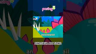 🎶Whos the cool dinosaur  Finger Song  Alphabet Song  posingTV shorts [upl. by Black272]