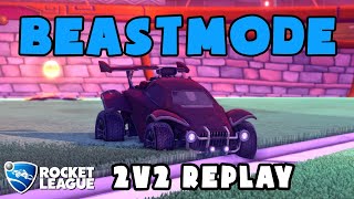 BeastMode Ranked 2v2 POV 510  Rocket League Replays [upl. by Nisen878]