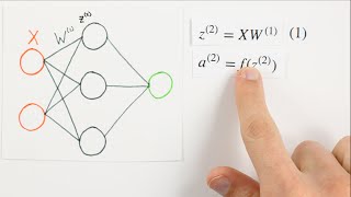 Neural Networks Demystified Part 2 Forward Propagation [upl. by Llenaej]