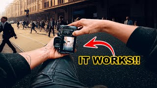 SUPER wide LENS Vs Street Photography  Melbourne city POV [upl. by Maura]