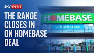 The Range closes in on Homebase deal as DIY retailer set to go into administration [upl. by Gschu383]