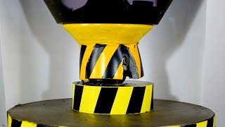 500 TON HYDRAULIC PRESS VS ADAMANTIUM BALL [upl. by Olenta569]