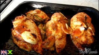 Seasoned Chicken Breast  Oven Baked  Recipes By Chef Ricardo [upl. by Hakceber]