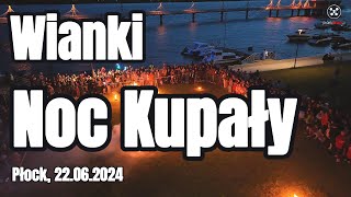 Wianki 2024  Noc Kupały  Płock [upl. by Tegirb]