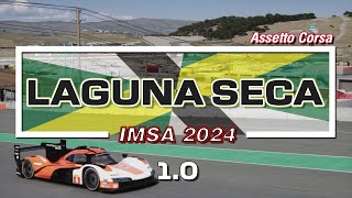 Laguna Seca IMSA 2024  Extension 10  Assetto Corsa [upl. by Cassady580]