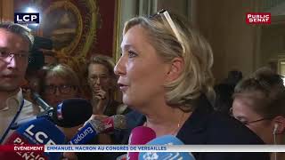 Congrès  Marine Le Pen  quoten matière de brutalité sociale les Français vont avoir leur comptequot [upl. by Perreault]