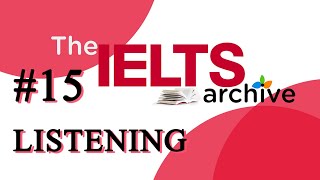 IELTS Listening Practice Test 15 [upl. by Josias14]