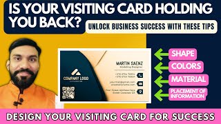 The Perfect Visiting Card Key Tips to Attract Clients and Boost Sales  Learn How to Make It Work [upl. by Alrahs]