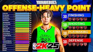 OFFENSEHEAVY POINT BUILD is BACK on NBA 2K25 NEW quotDEMIGOD PGquot is the BEST BUILD in the GAME [upl. by Olympia907]