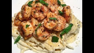 Shrimp Fettuccine Alfredo [upl. by Aekal]