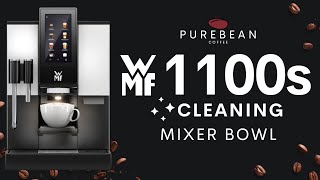 WMF1100s  Cleaning Mixer Bowl [upl. by Suirauqram63]