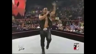 WWE  The Rock goes off script Owns the Crowd [upl. by Sidoney]